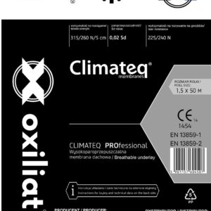 Membrana dachowa paroprzepuszczalna Climateq 180PRO - obrazek 6